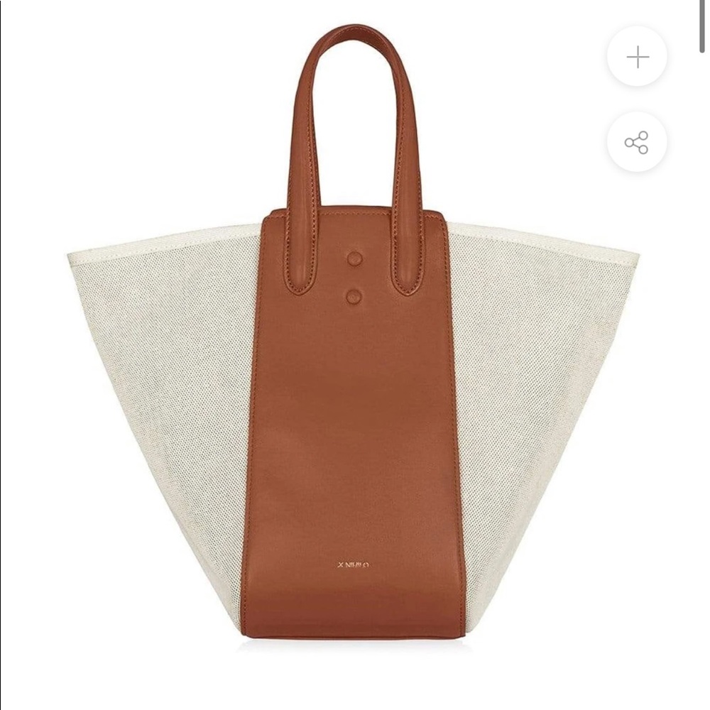 X NIHILO Eight Canvas Leather Tote